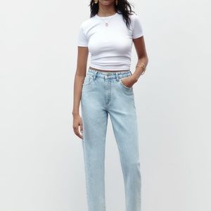 zara mom jeans
